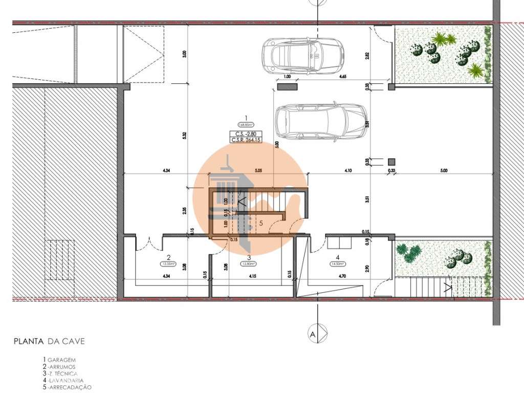 Lote para construção de moradia com projeto aprovado - São Brás de ... - Grande imagem: 2/27
