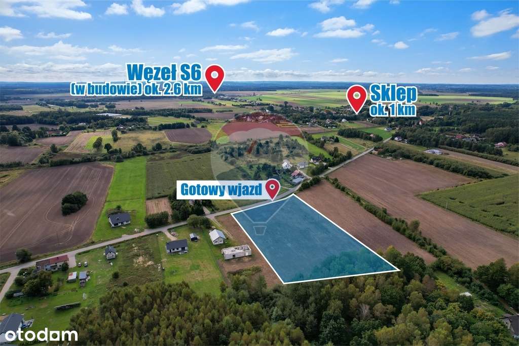 Działka siedliskowa przy lesie 1,1 ha – Wrześnica-0