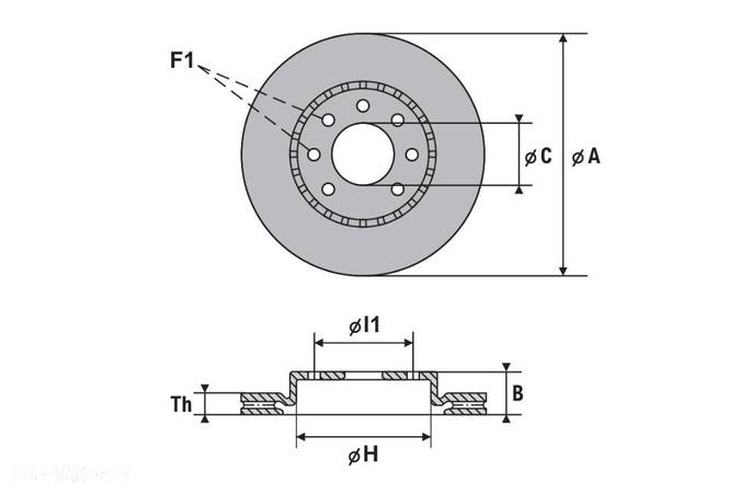 TARCZE ROTINGER BMW 3 E46 TYŁ 294mm - 5