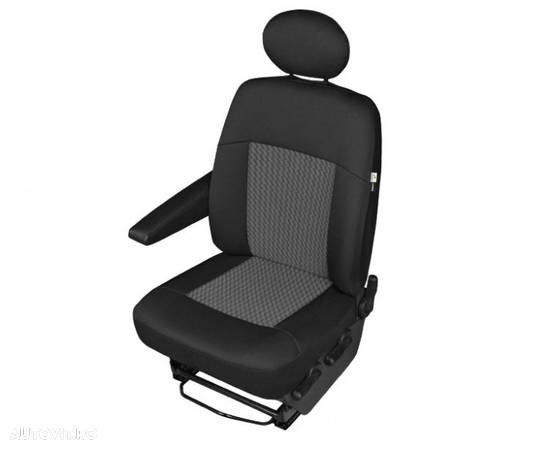 Husa scaun auto sofer Van Perun DV1 M pentru Citroen Jumper, Fiat Ducato, Iveco Daily, Opel Movano, Vw LT, Crafter - 1