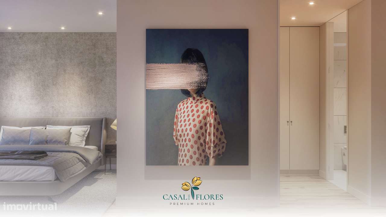 CASAL DAS FLORES: Moradia Premium com Jardim Privado – A partir de-6