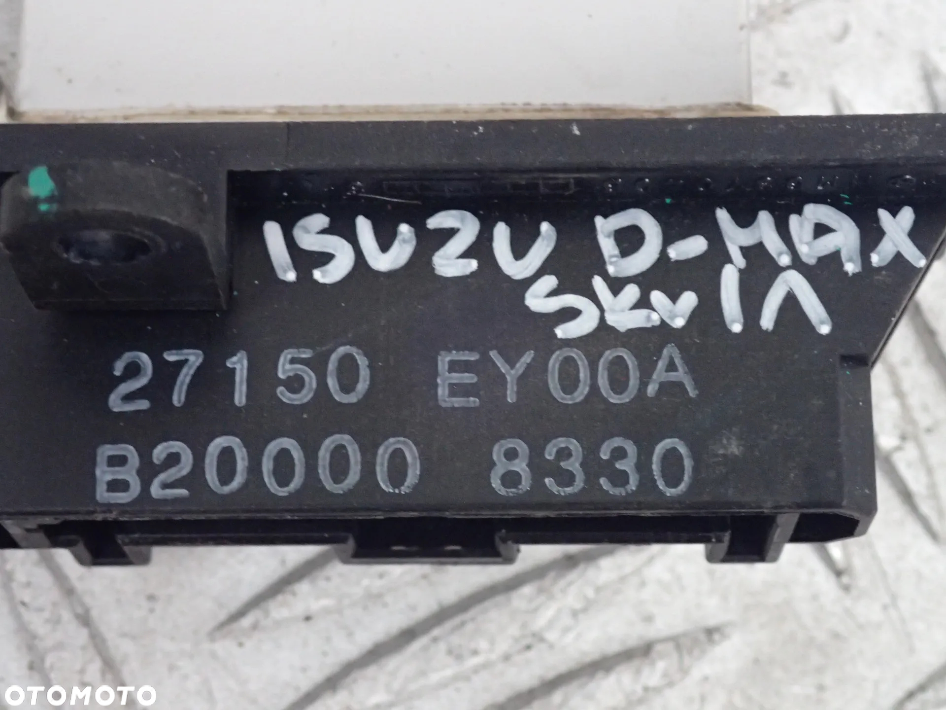 REZYSTOR / OPORNIK DMUCHAWY NAWIEWU ISUZU D-MAX 27150EY00A  B200008330 - 3