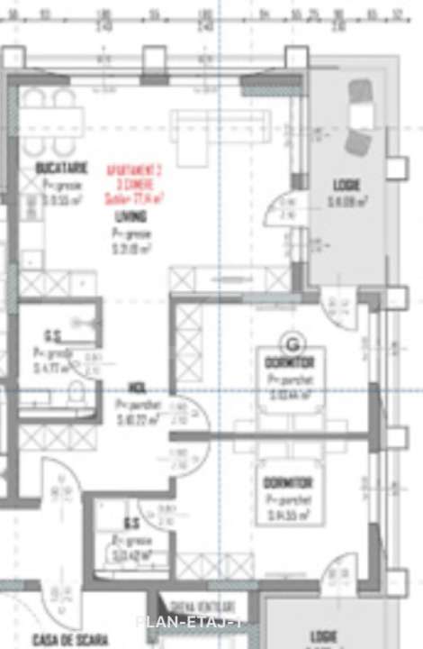 Apartament 3 camere 76mp ,in cea mai buna zona din Cluj - Imagine principală: 3/3