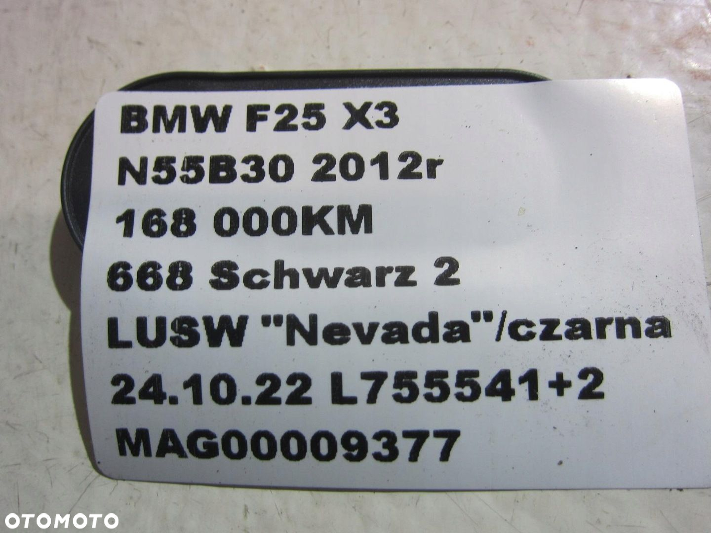 BMW F25 X3 N55 F10 3.0 F30 POMPA WTRYSKOWA 7610761 - 7