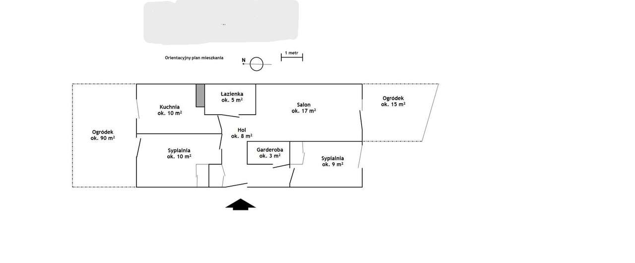 Fort Wola 3 pokoje 62,10 m² Parter z ogrodem   + garaż-12