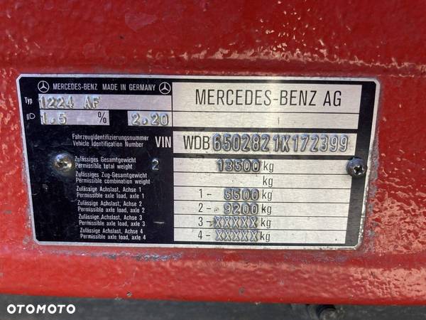 Mercedes-Benz Mercedes 1224 Straż Pożarna Gażnicza 4X4 Metz - 37