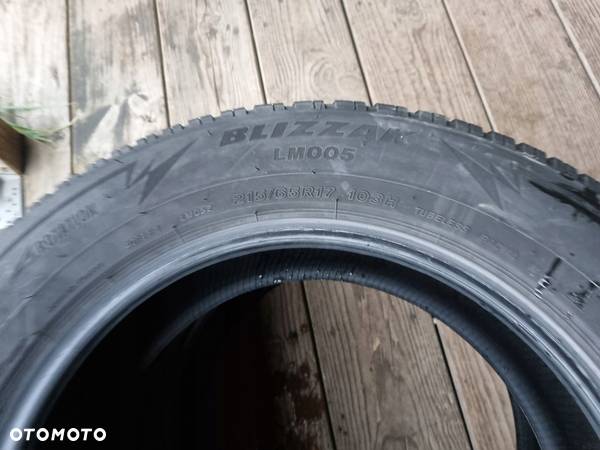 OPONY BRIDGESTONE BLIZZAK LM005 215/65R17 103,XL,2022r, 6,5/6mm, BDB STAN - 13