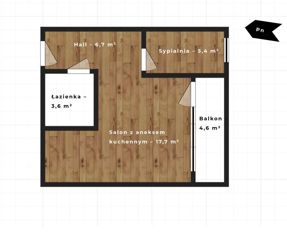 REZERWACJA - 2 pokoje – idealne 33,4 m² na Twój nowy początek!-17