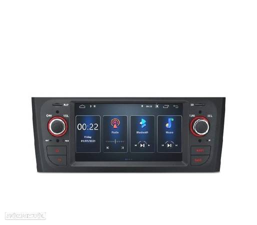 AUTO RÁDIO GPS ANDROID 11 PARA FIAT GRANDE PUNTO LINEA - 4