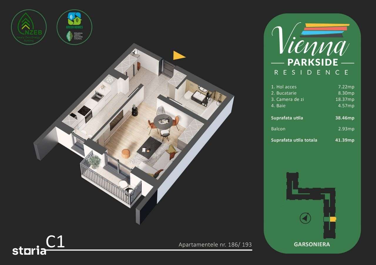 Garsoniera moderna si spatioasa, langa parc Tudor Arghezi, Metalurgiei - Imagine principală: 5/25