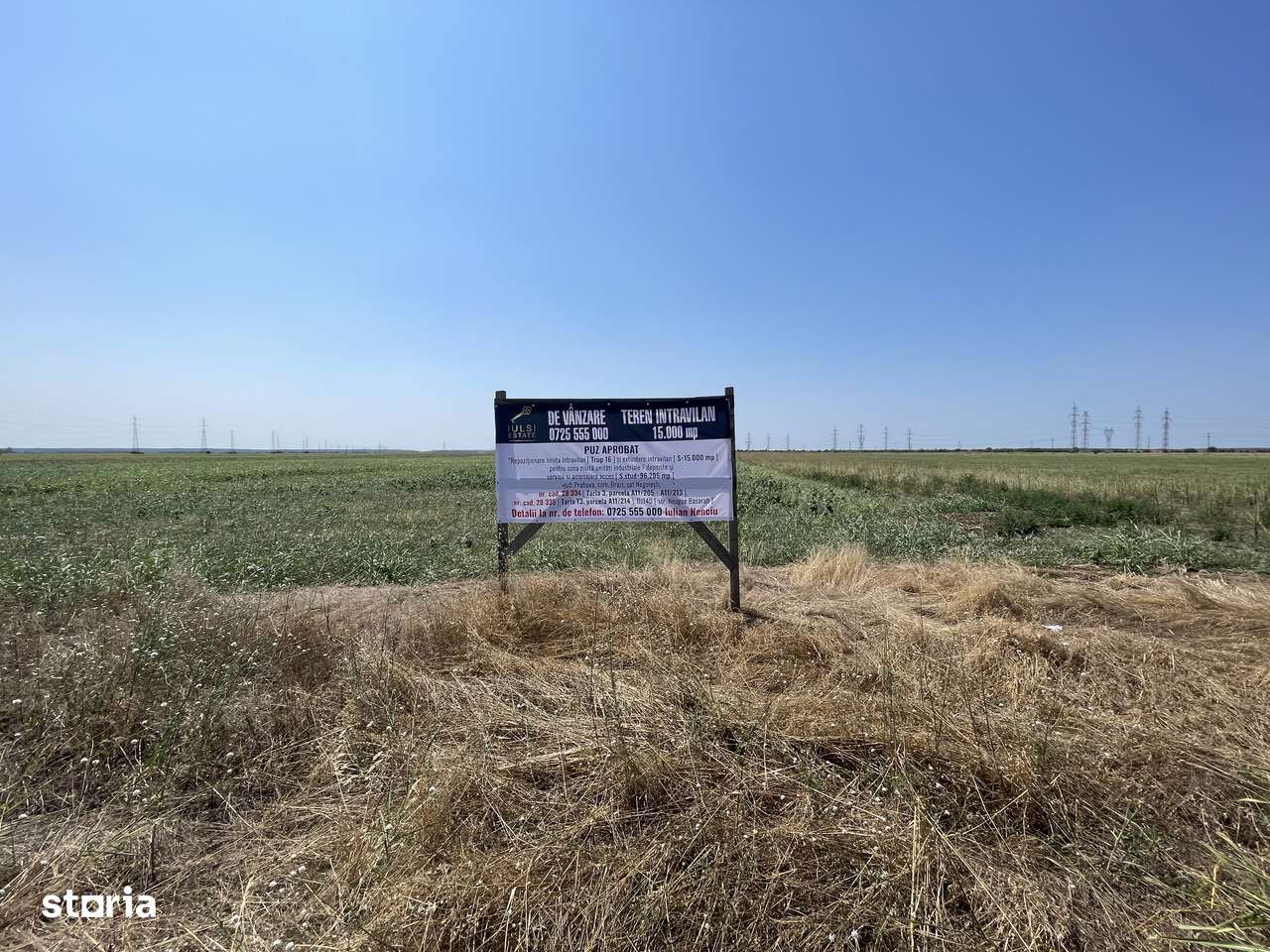 Teren intravilan de vânzare COMISION 0  – 15.000 mp Negoiesti - Imagine principală: 4/4