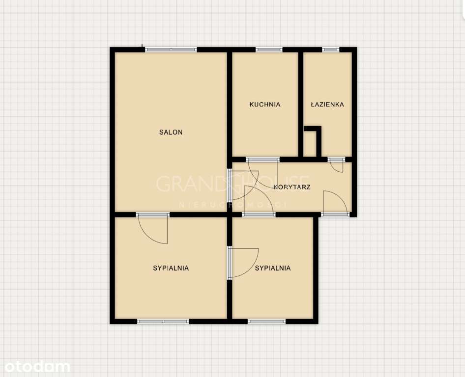 3-pokojowe mieszkanie 54 m2 | ul. Jana Styki, Szn-11