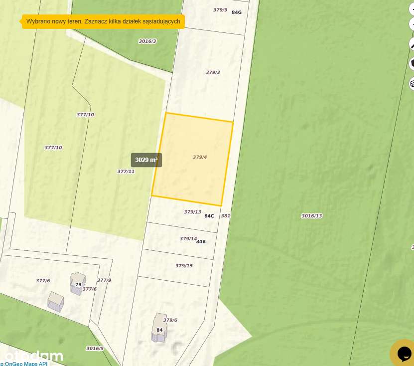 Działka przy ścianie lasu, z warunkami zabudowy dla 2 domów. - Pełny obrazek: 5/5