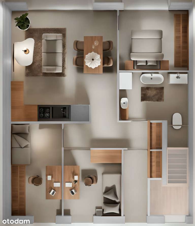 Nowe 81 m2 -4 pokoje z tarasem 18m2 | Młynowo-4