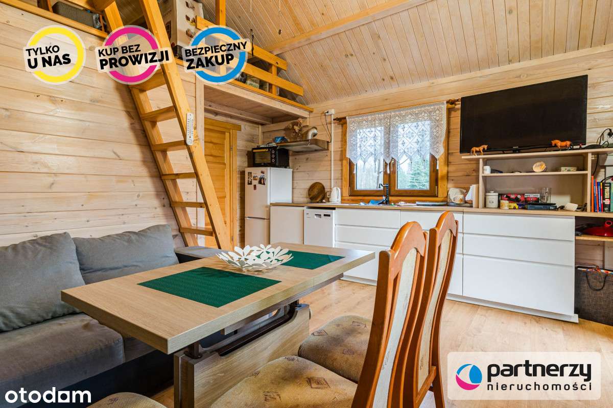 1,5 ha Bory Tucholskie! Dom całoroczny + 2 domki!-14