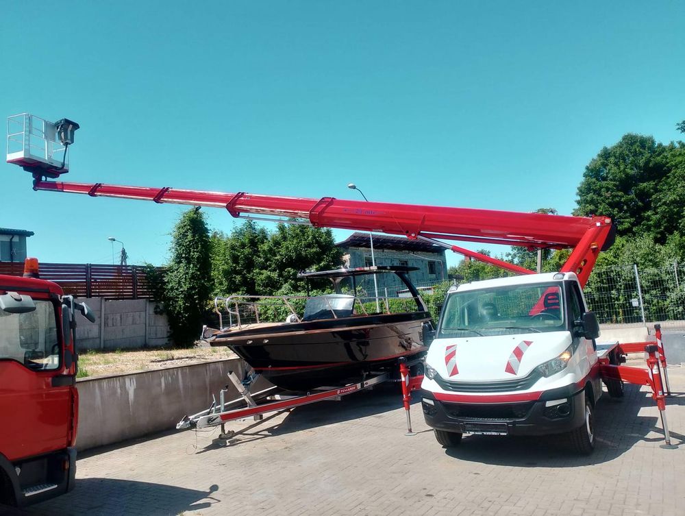 Iveco Podnośnik koszowy ruthmann tb290 zwyżka 29 metrów 17 w bok udt  import jak wumag gsr multitel 2018
