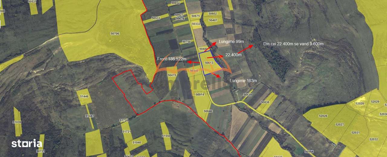 Teren de vanzare 9.600m² in Alunis-Cluj, extravilan. - Imagine principală: 1/3