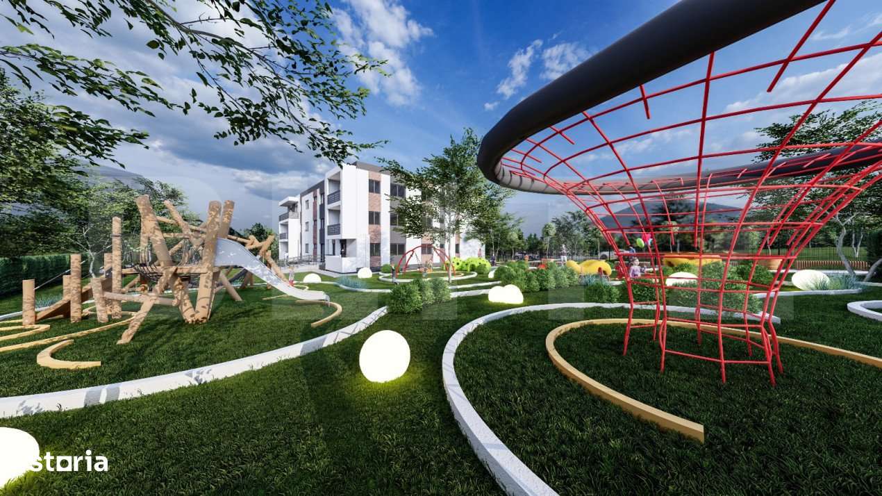 Apartament de vanzare, cu 2 camere, 56 mp cu balcon, zona Iasi-Lidl Bu - Imagine principală: 2/9