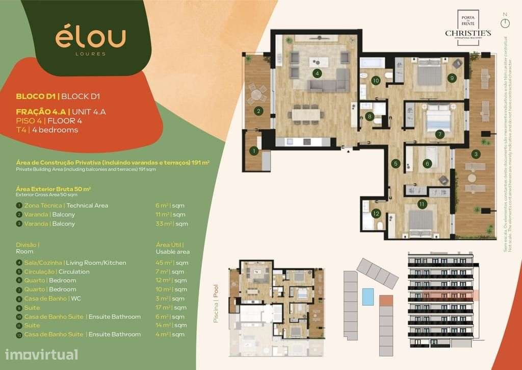 Apartamento T4 com jardim, Loures-20