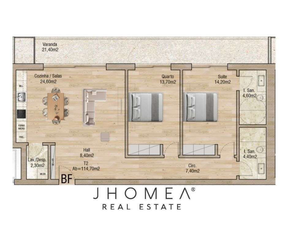 Apartamento T2 | VALLEY PLACE - Forca, Aveiro-7