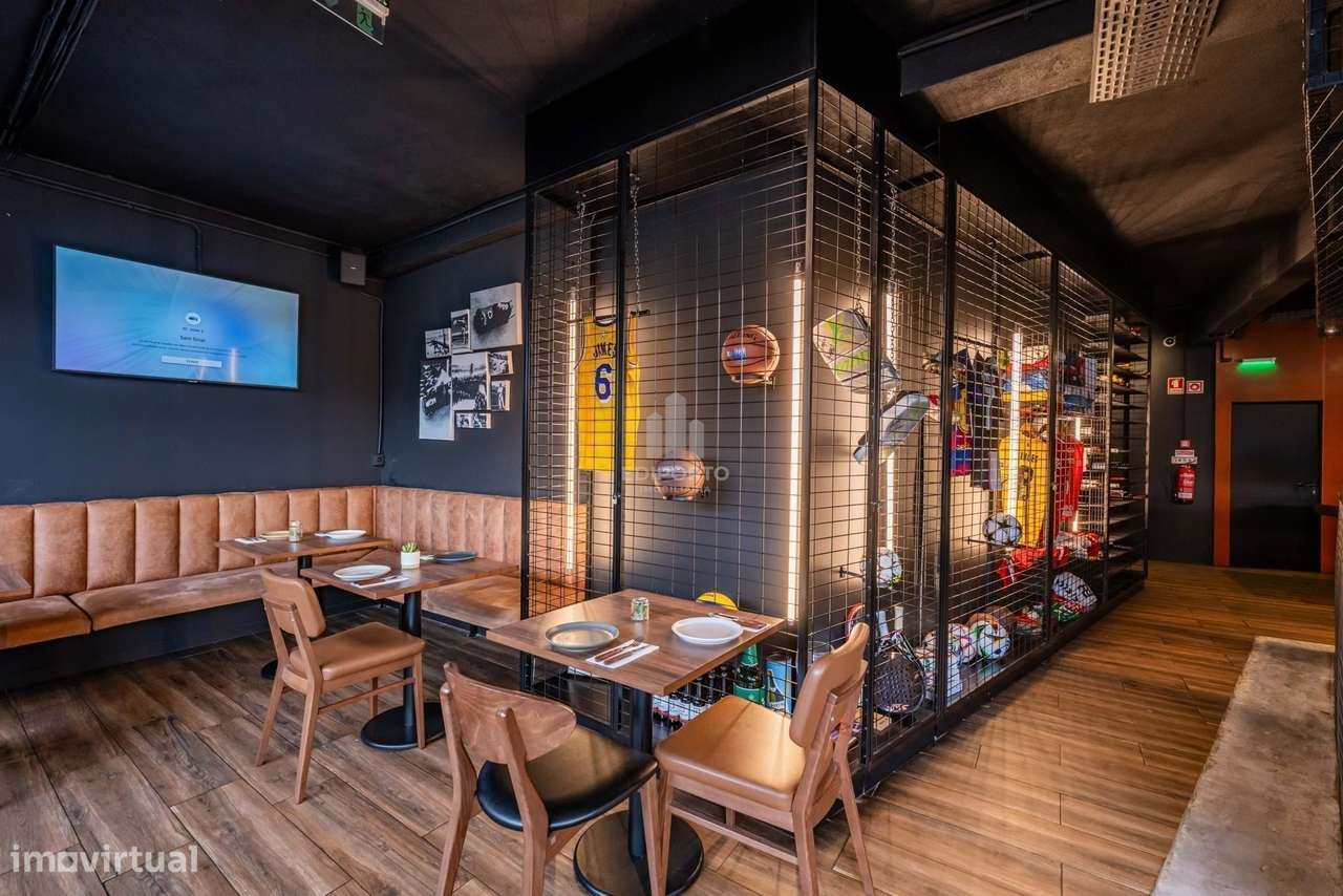 Restaurante /Bar para venda com 90 lugares sentados ao Gaia Shopping (-6