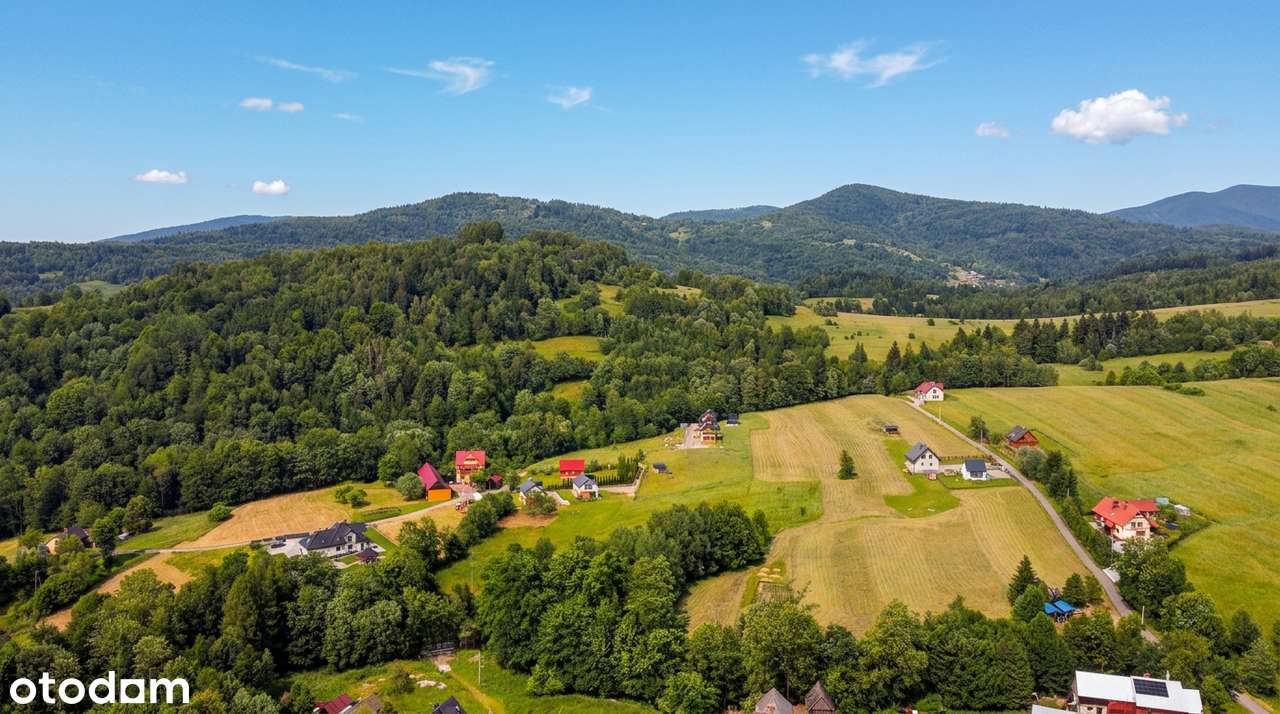 Działka budowlana 6 arów – Korbielów, u stóp Pilska-4