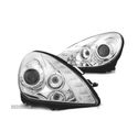 FARÓIS LED PARA MERCEDES R171 SLK 04-11 CHROME CROMADO - 2