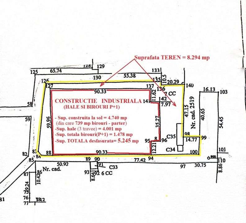 Vanzare/inchiriere FABRICA cu 3 HALE si BIROURI, zona industriala mun. - Imagine principală: 5/19