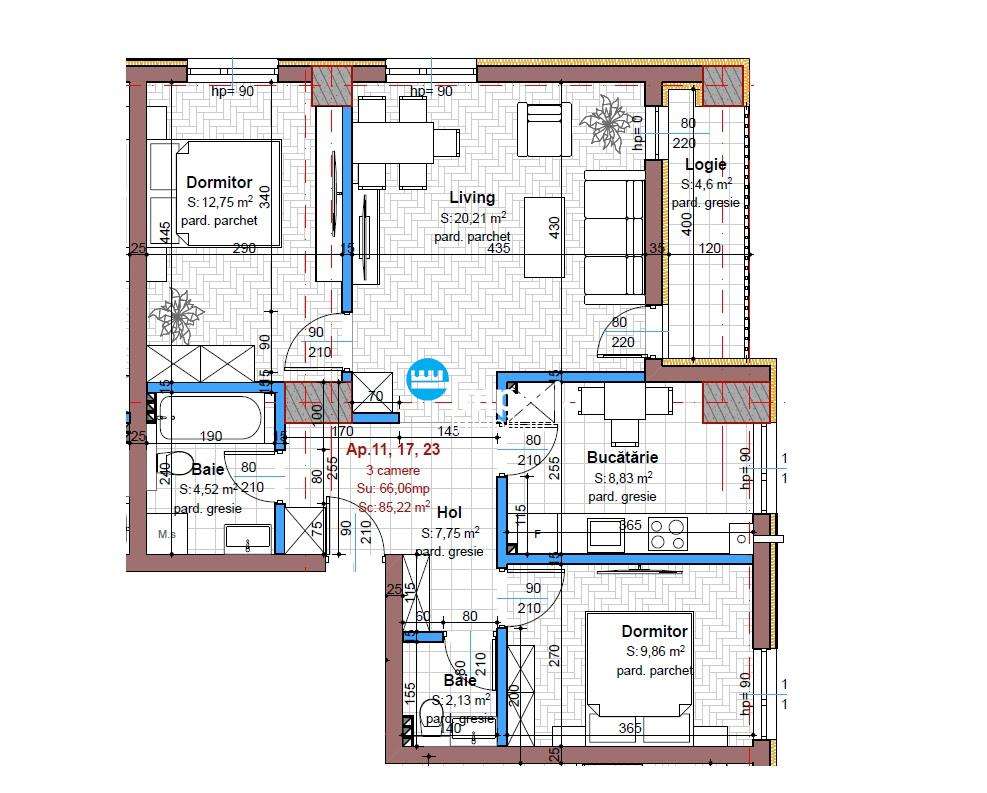 Complex NOU! Ap 3 camere, Pret Promotional! - Imagine principală: 3/8