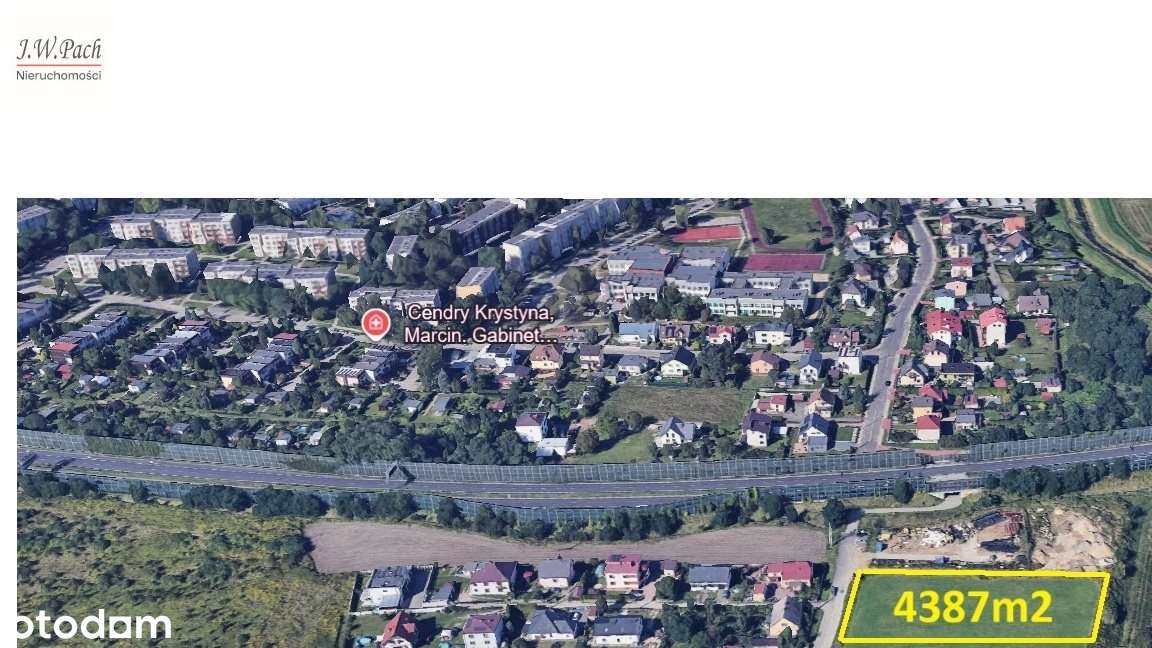 Okazja działka 4387m2 (usługowo-mieszkaniowa)-3