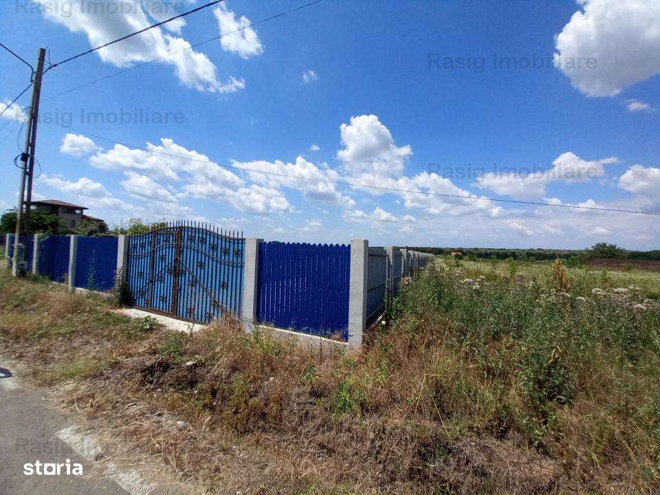 Teren intravilan 1187 mp , strada asfaltata , utilitati - Imagine principală: 2/8