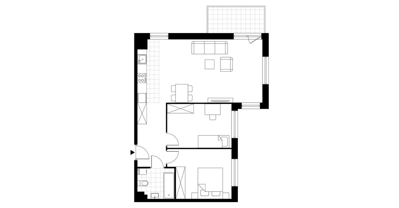3-pokojowe mieszkanie 68m2 + balkon - Pełny obrazek: 4/7