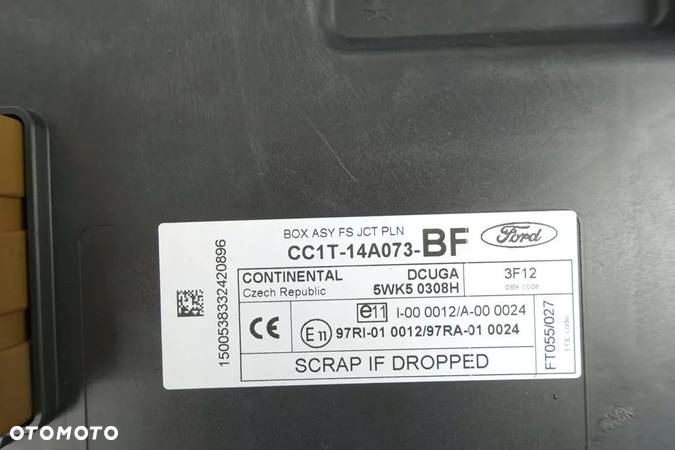 SKRZYNKA BEZPIECZNIKÓW MODUŁ KOMFORTU BSI FORD TRANSIT 7 MK7 CC1T-14A073-BF - 4