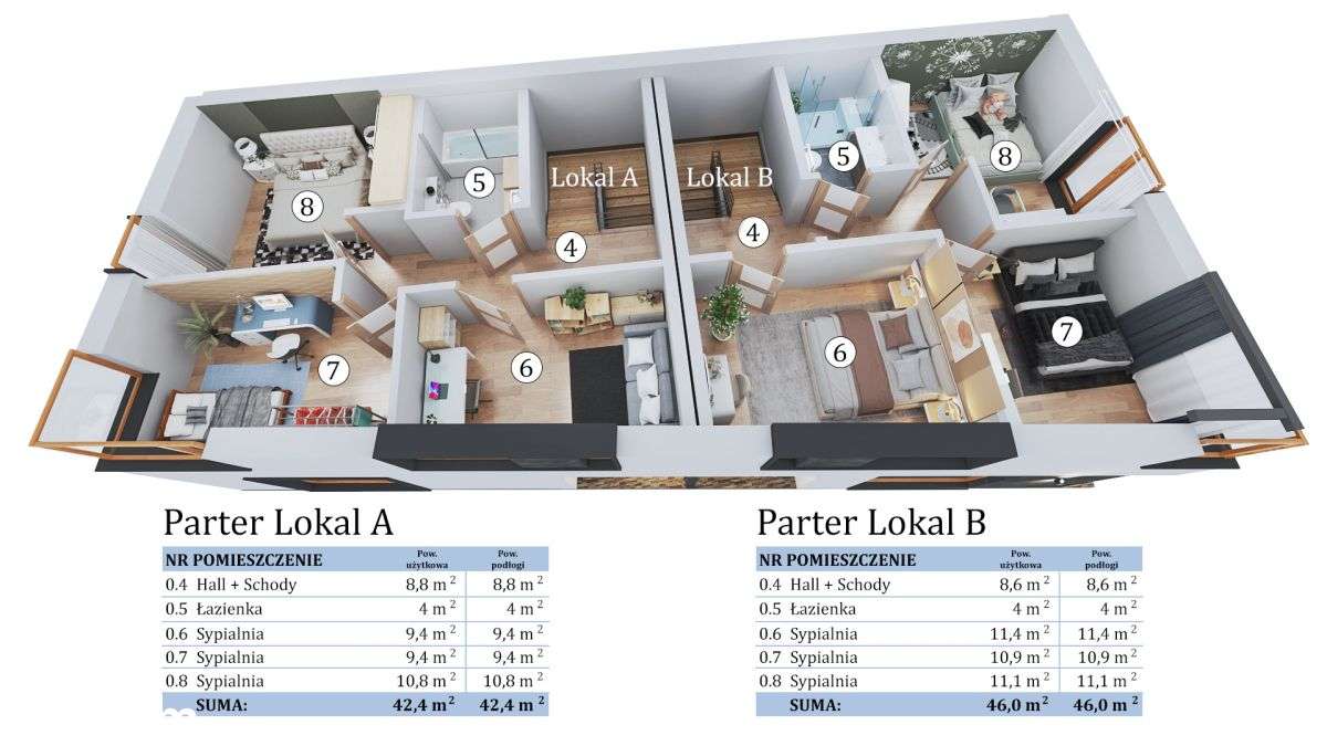 Bliźniak z ogródkiem w Krakowie w zielonej okolicy - Pełny obrazek: 5/9