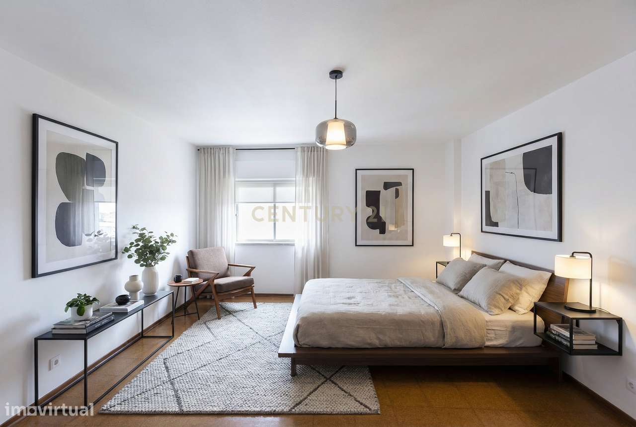 Magnífico Apartamento T4 com Vista Deslumbrante para o Rio – Setúbal - Grande imagem: 3/45