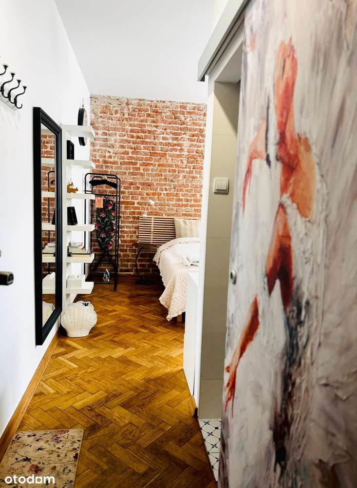 Kawalerka z 1936r. ul. Francuska, Saska Kępa, ogród, Booking-6