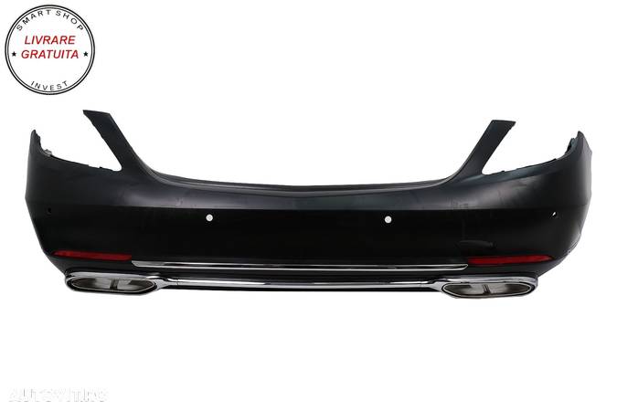 Kit Exterior Complet Mercedes S-Class W221 (2005-2013) Conversie Completa la W222 - livrare gratuita - 9