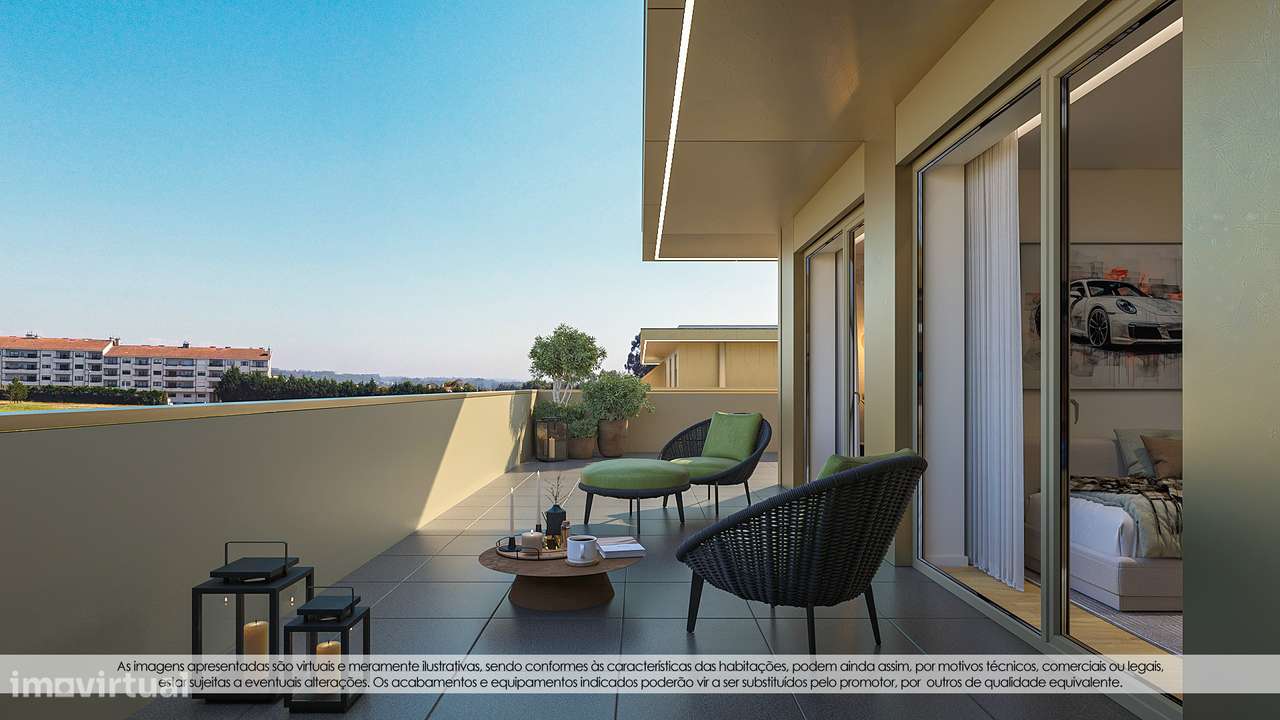 T2 Novo C/ Varanda e Lugar de Garagem em Arcozelo-16