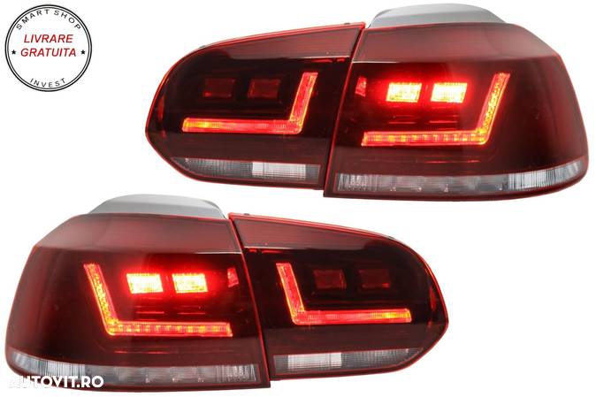 Faruri Osram LED VW Golf 6 VI (2008-2012) cu Stopuri LEDriving Semnal Dinamic- livrare gratuita - 9