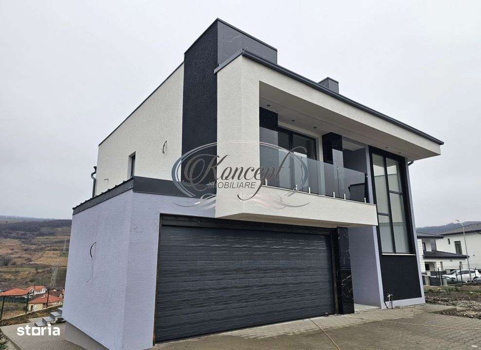 Proprietate moderna cu design exterior deosebit in Popesti - Imagine principală: 2/19