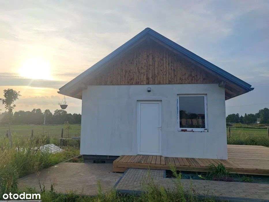 Rozpoczęta budowa domu na sprzedaż w Santocku,-5