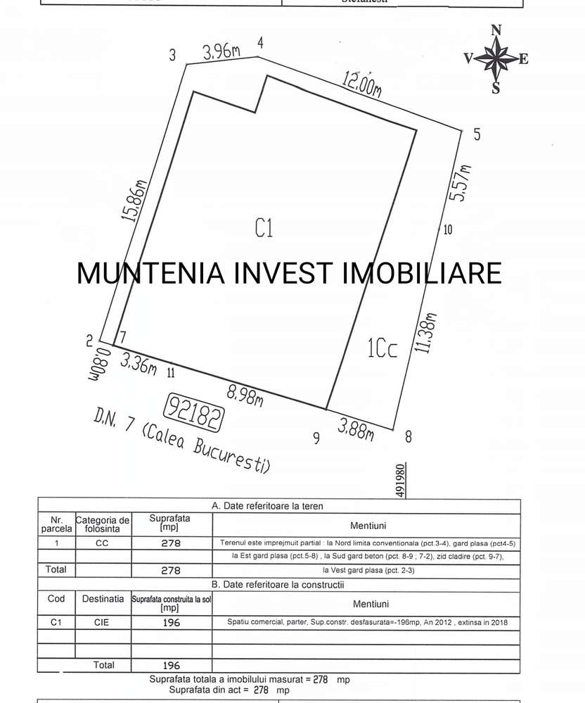 Clădire tip spatiu comercial S=166mp. Ștefănești, zona IATSA.-4