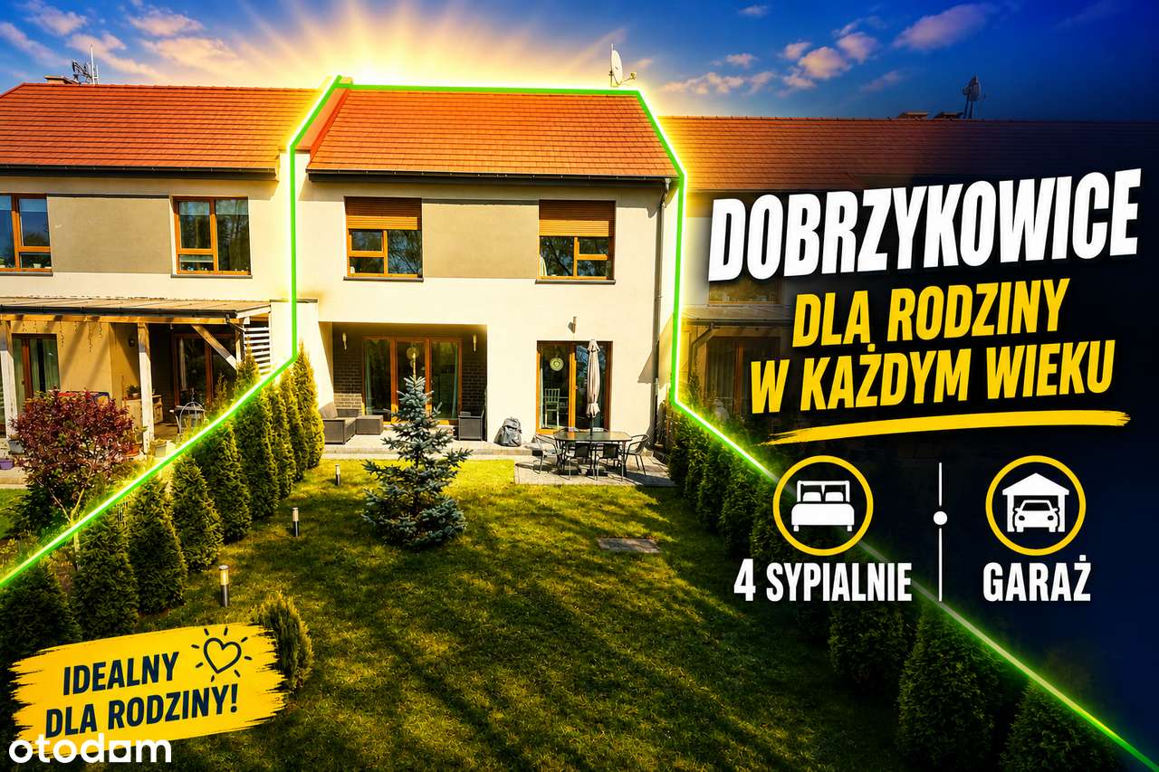 Gotowy do zamieszkania dom z ogrodem – przestrzeń dla rodziny