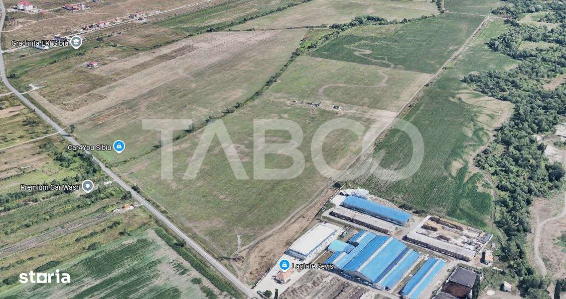 Teren pretabil investitie 4300mp de vanzare zona Calea Cisnadiei Sibiu - Imagine principală: 2/2