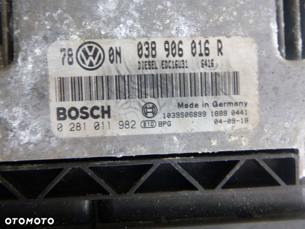 Volkswagen Passat B5 2,0 TDI sterownik 0281011982 038906016R - 2