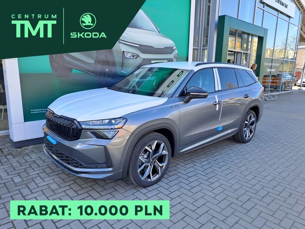 SKODA KODIAQ 2.0 TDI 193KM DSG 4x4 SPORTLINE, fabryczny hak, dostępny od ręki