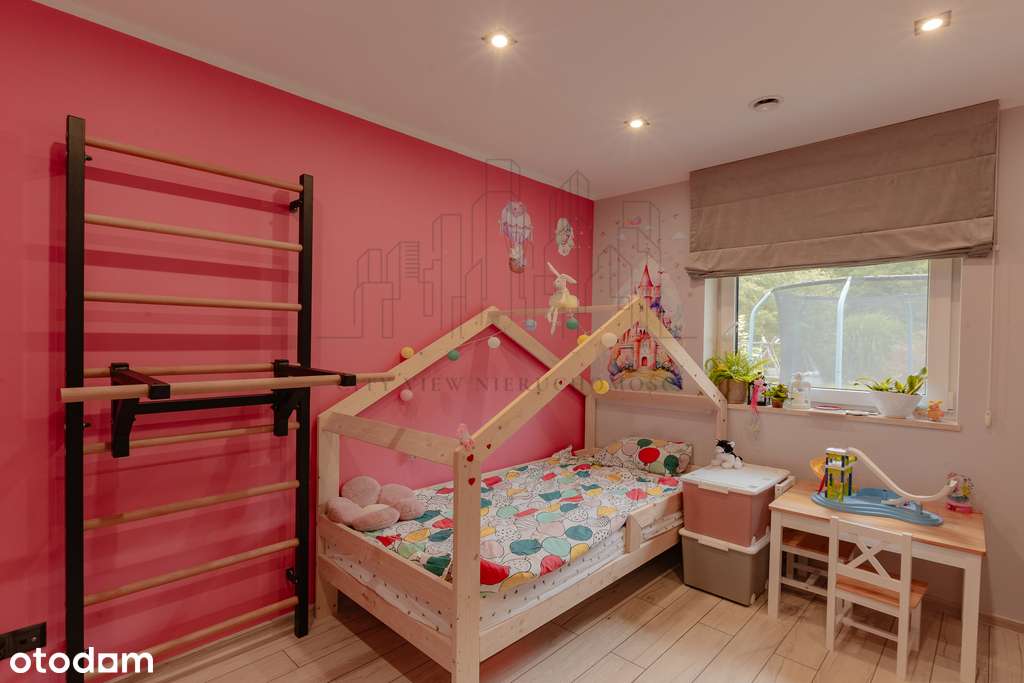 Dom 5 pokoi, z pięknym ogrodem + sauna i antresola-12