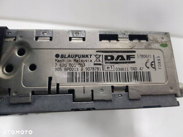 RADIO FABRYCZNE CD DAF 1780621 BLAUPUNKT TRD 47 - 3