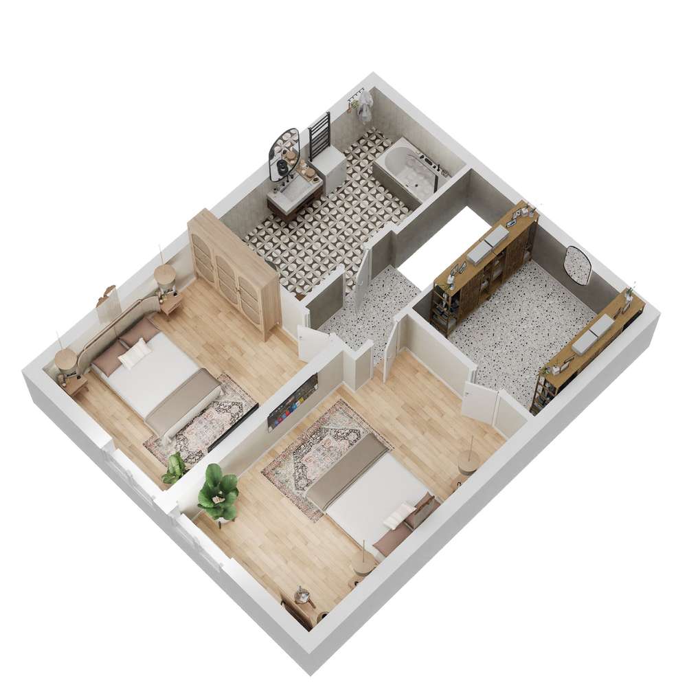 Osiedle Pod Lipką 5 | mieszkanie 3-pok. | 38C_2 - Pełny obrazek: 4/12