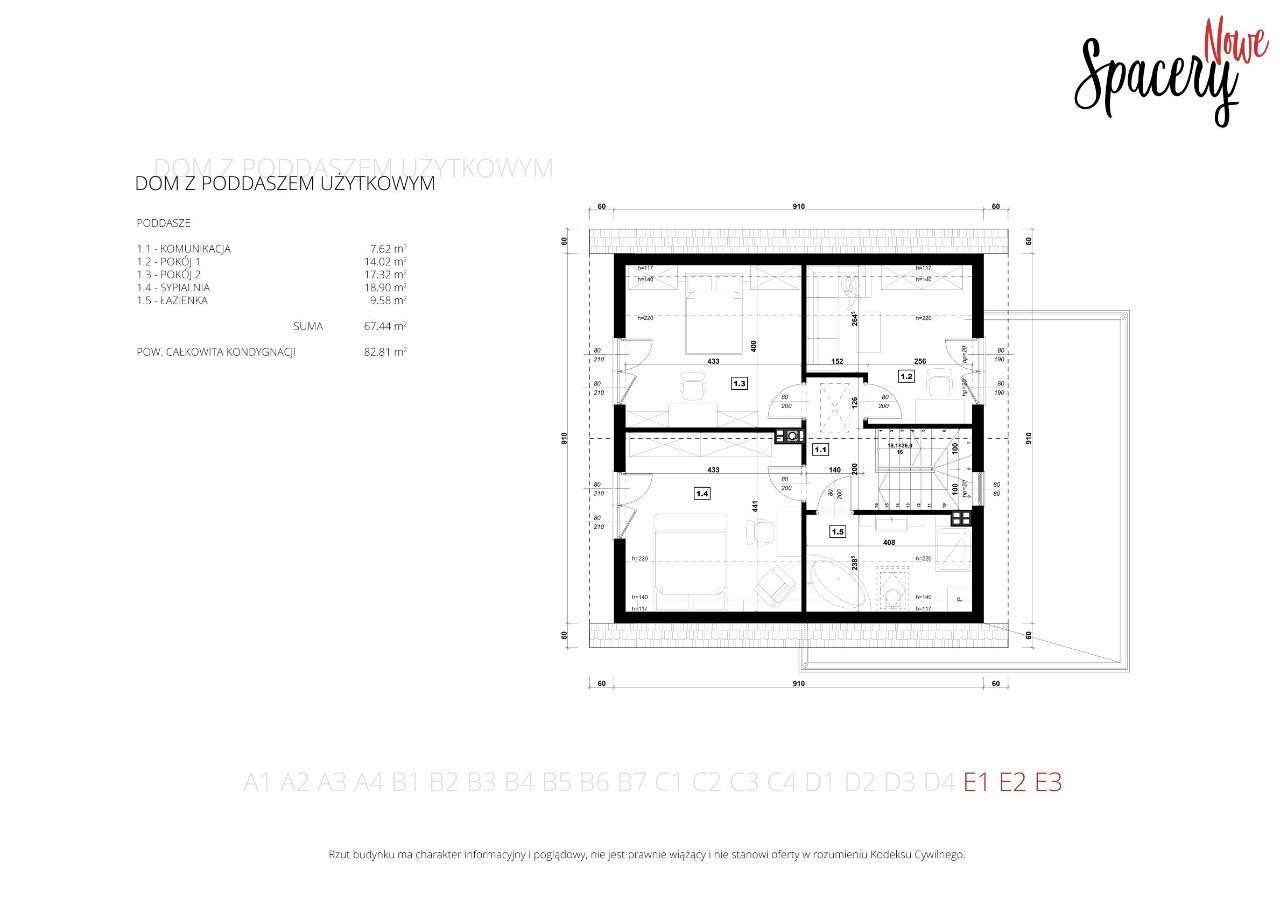 Wolnostojący dom z wiatą -"E" - działka 9 ar - stan deweloperski-6